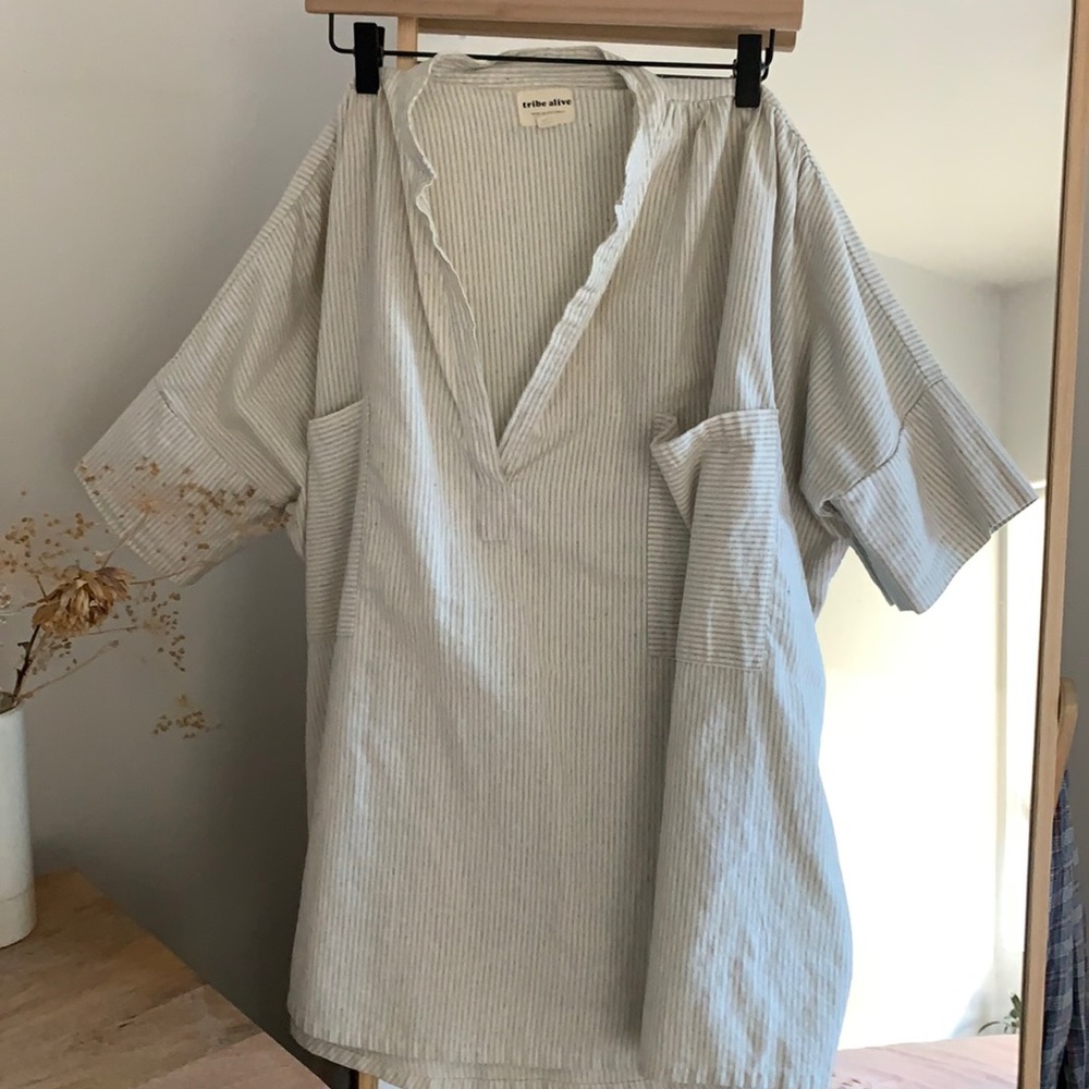 Upcycled Denim Top